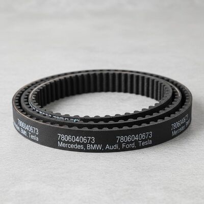 Steering belt 7806040673 is applicable to Mercedes, BMW, Audi, Ford and Tesla.